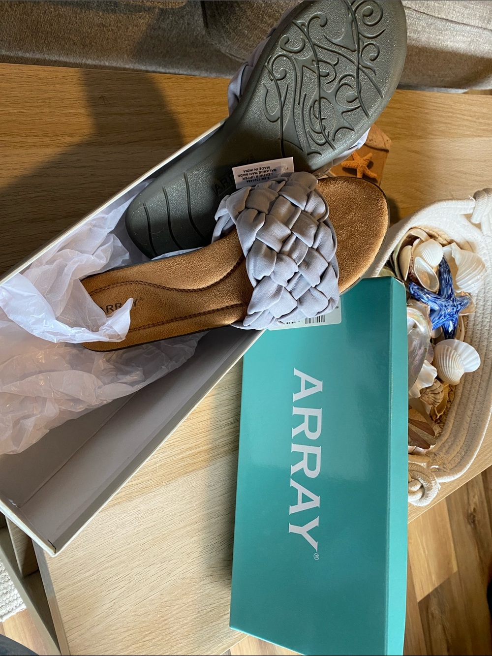 Array Callisto Leather Sandals size 8.5